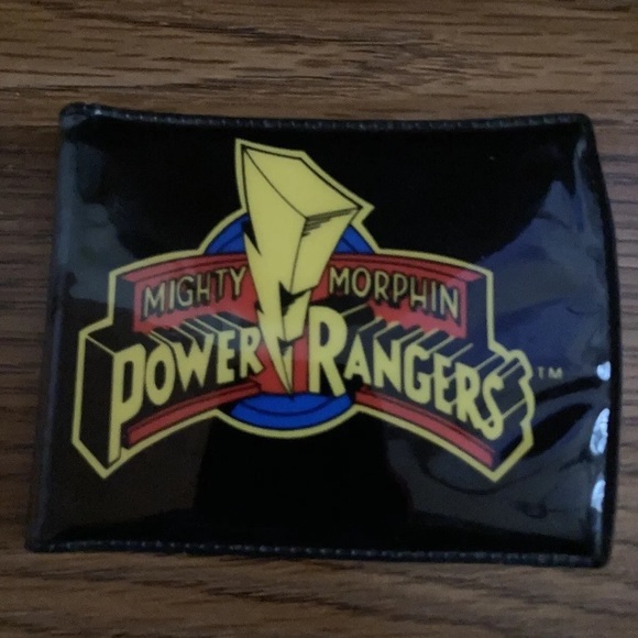 Mighty Morphin Power Rangers Vintage 1993 Vinyl Wallet Rare Saban Entertainment - Picture 2 of 9